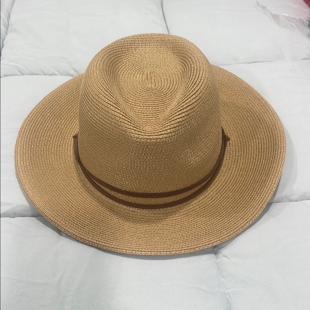 Furtalk Fedora Hat with Brown Band
